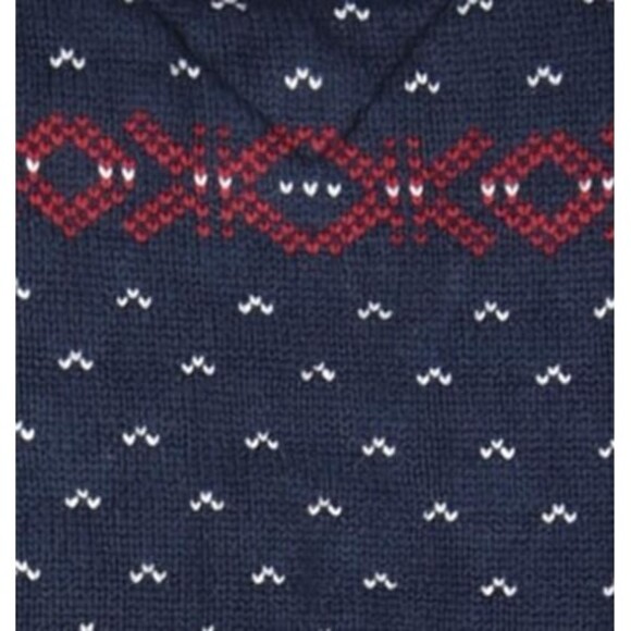 Tommy Hilfiger Reindeer Cotton Sweater Retro 80s Toggle Buttons Size 3T - Picture 4 of 4